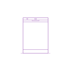 Fixtures Dishwashers Lg Front Control Dishwasher Silhouette Svg Vector, Free Vectors File